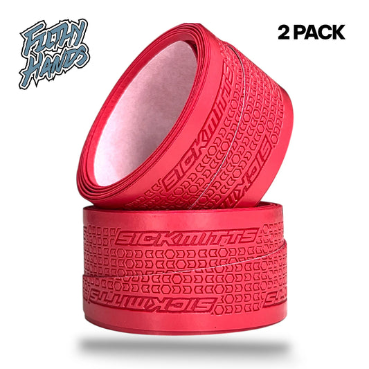 SickMitts Filthy Hands Grip Tape Red 2-Pack