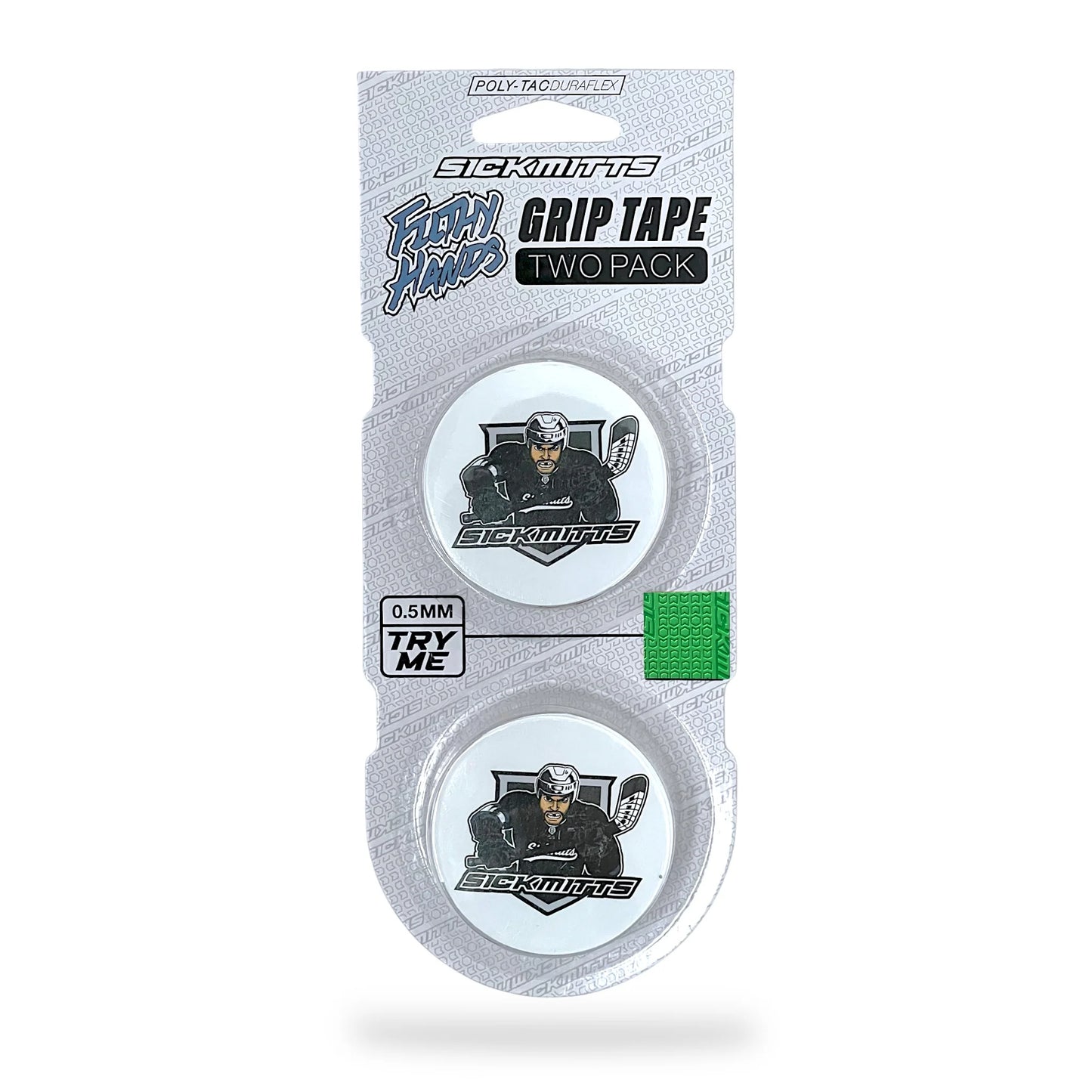 SickMitts Filthy Hands Grip Tape Galaxy Green 2-Pack