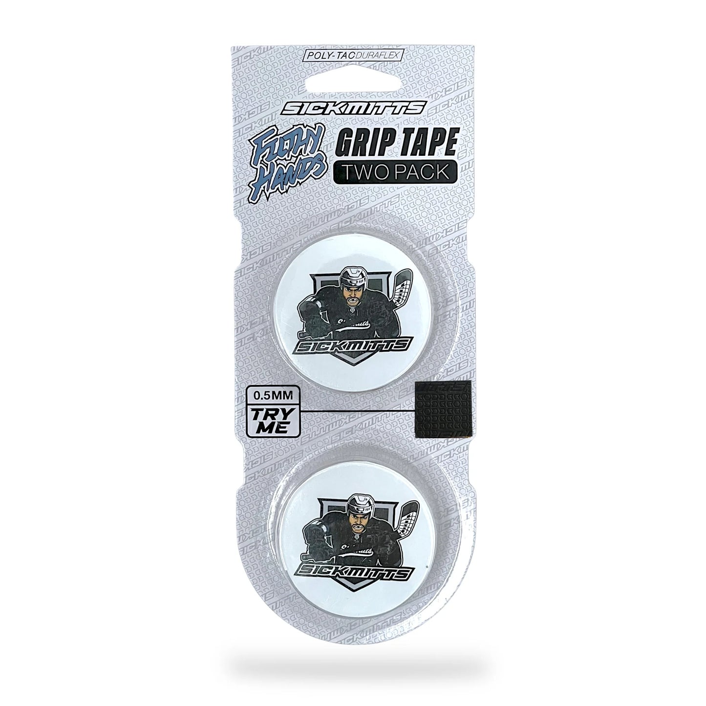 SickMitts Filthy Hands Grip Tape Black 2-Pack